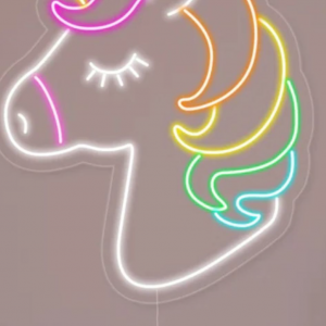 Neon unicornio