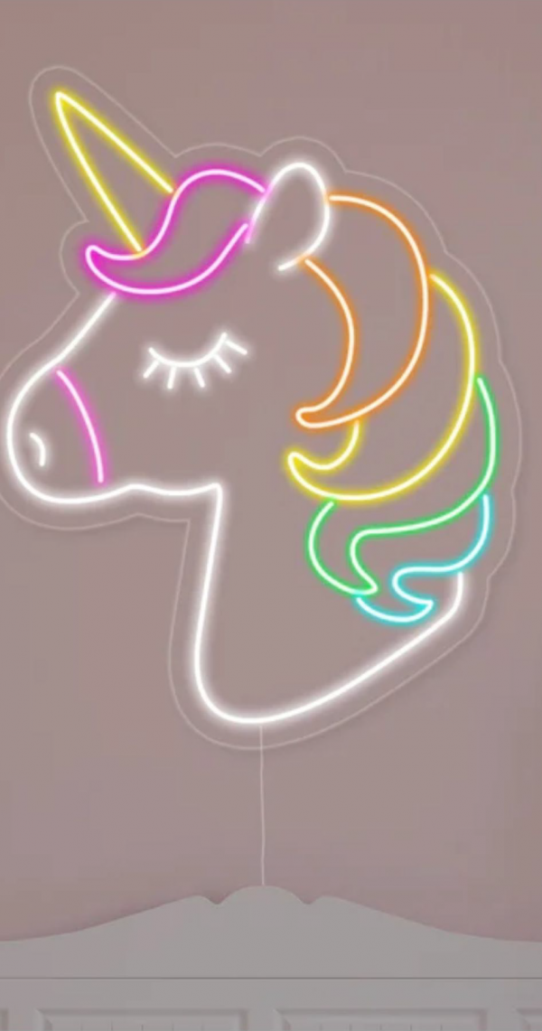 Neon unicornio